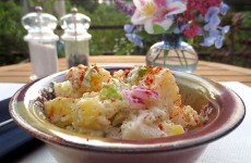 vegan potato salad recipe | www.healthyveggie.co | Healthy Veggie by Liz Diamond